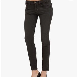 J Brand Midrise Skinny Jeans, Dare (Dark gray wash)